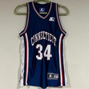 Vintage Starter UConn Huskies Basketball Jersey